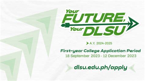 DLSU OPENS APPLICATION PERIOD FOR ACADEMIC YEAR .